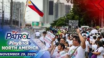 Thumbnail for TV Patrol Playback North America | November 29, 2025