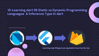 10-Learning dart 06 Static vs Dynamic Programming Languages  & Inference Type in dart