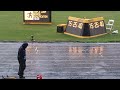 Day 2 World Athletics U20 Championships Afternoon Session Interrupted By Rain Competition Suspended.
