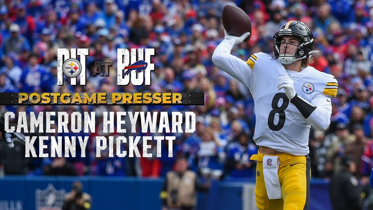 Postgame Press Conference Kenny Pickett, Cam Heyward on Week 5 loss to