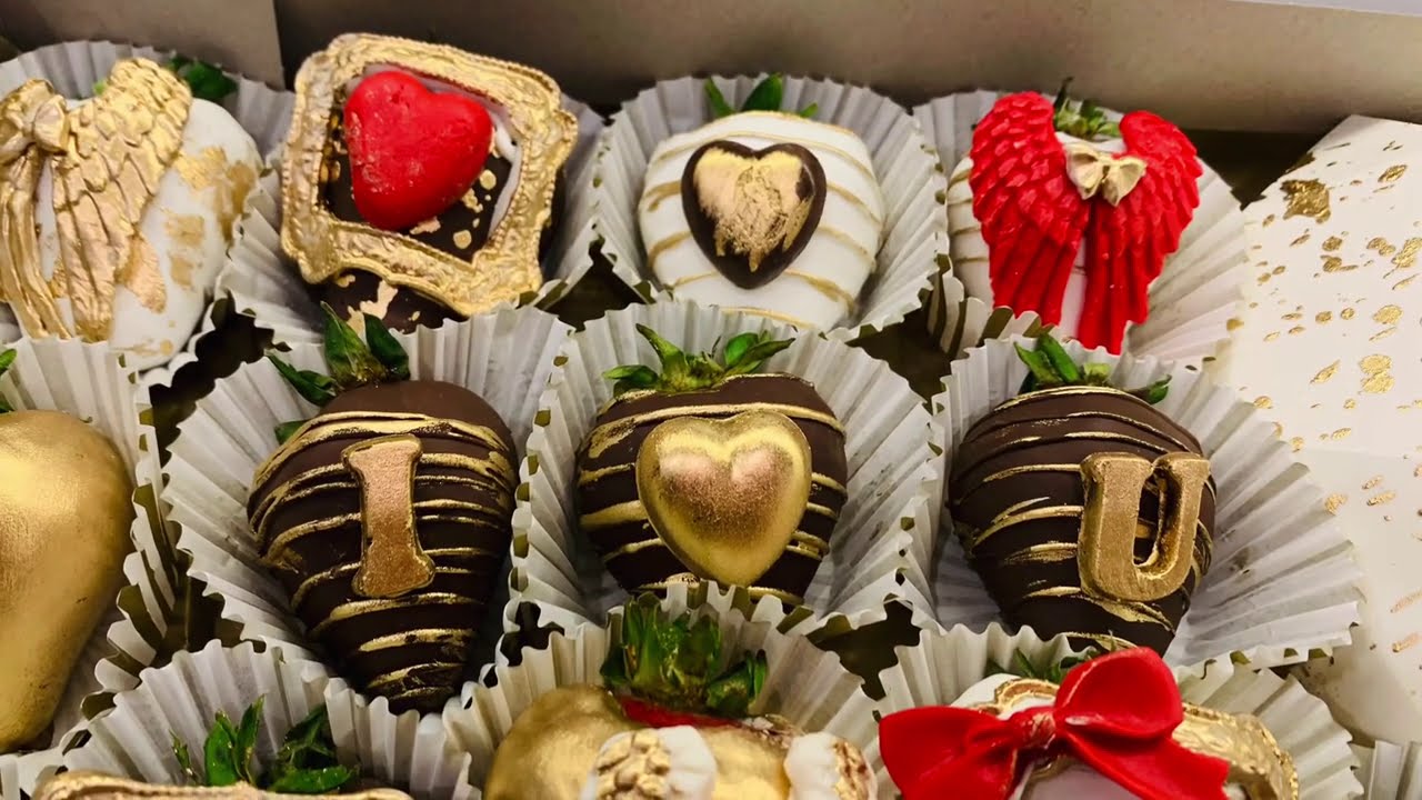 Part II Chocolate Covered Strawberries/fondant Decoration/how to apply