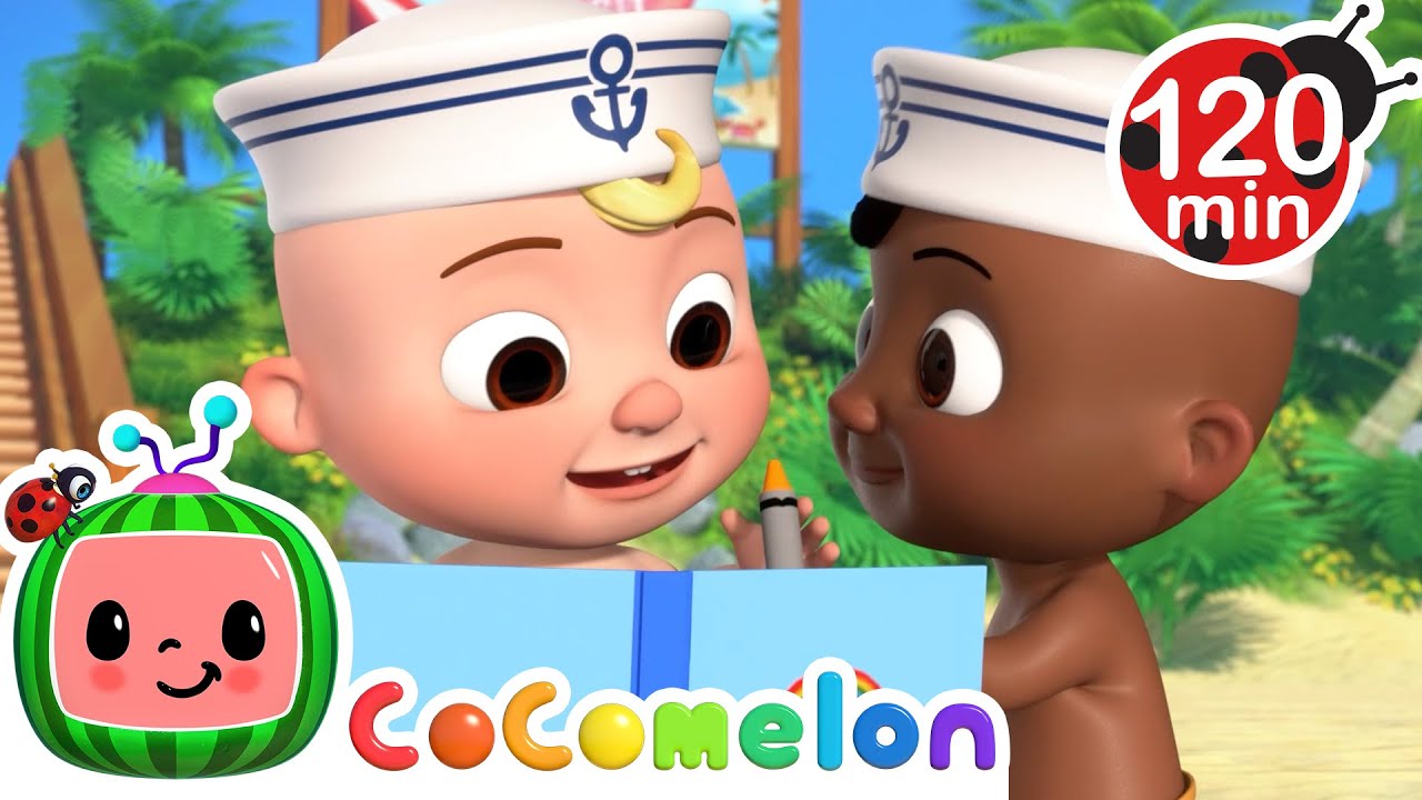 The Sailor Went to Sea ⛵ 🍉 Lullabies & Nursery Rhymes for Kids Sleep Baby Songs