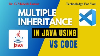 MULTIPLE INHERITANCE IN JAVA USING VS CODE Multiple Inheritance Using Two Interface In Java Codeing Java Program Programming Shorts