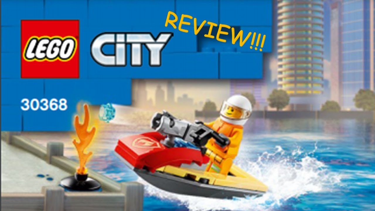 LEGO REVIEW - Fire Rescue Water Scooter 30368