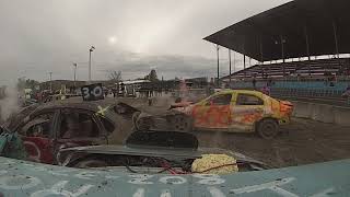 Green Mountain Fall Bash 3 Demolition Derby GoPro (JSTV Roof Cam)