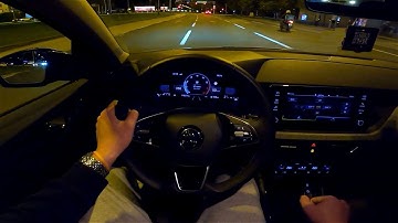 2025 Skoda SCALA Selection [1.0 TSI, 115 HP] Night POV Test drive CARiNIK