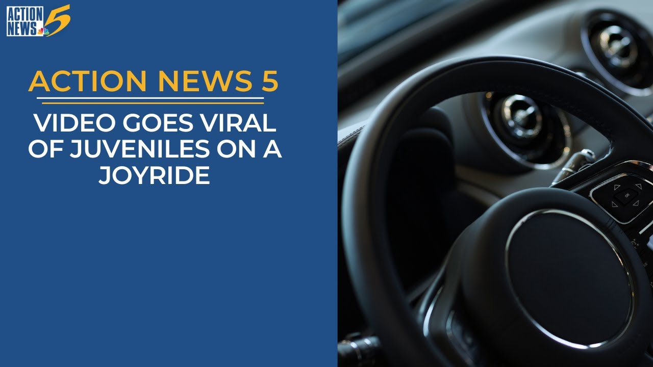 Viral video shows juveniles driving in stolen car - YouTube