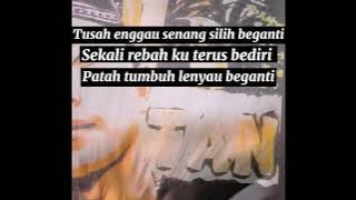 LIRIK LAGU TELIH DI ATI BEDARAH DI MATA