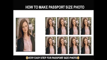 how to make passport size photo in adobe  | photoshop mein passport size photo kaise banye | tips