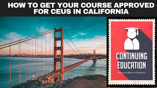 How To Submit A Physical Therapy Course For CEUs in California