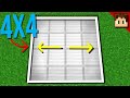 Minecraft Bedrock 4x4 FLUSH TRAPDOOR Tutorial 1 21 