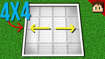 Minecraft Bedrock: 4x4 FLUSH TRAPDOOR Tutorial! 1.21