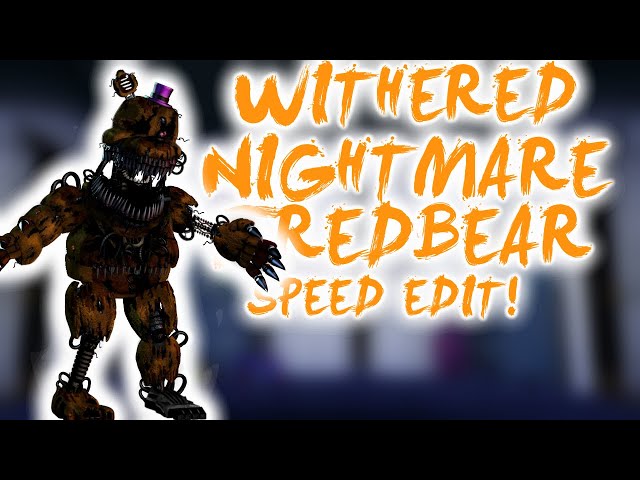 FNaF Speed Edit - Fixed Nightmare Fredbear! 