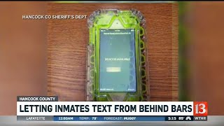 Texting from behind bars