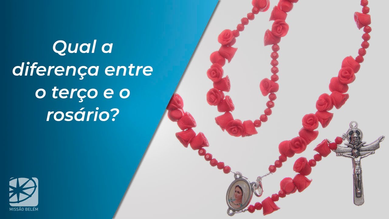 Rosário - Qual a diferença entre o terço e o rosário? - YouTube
