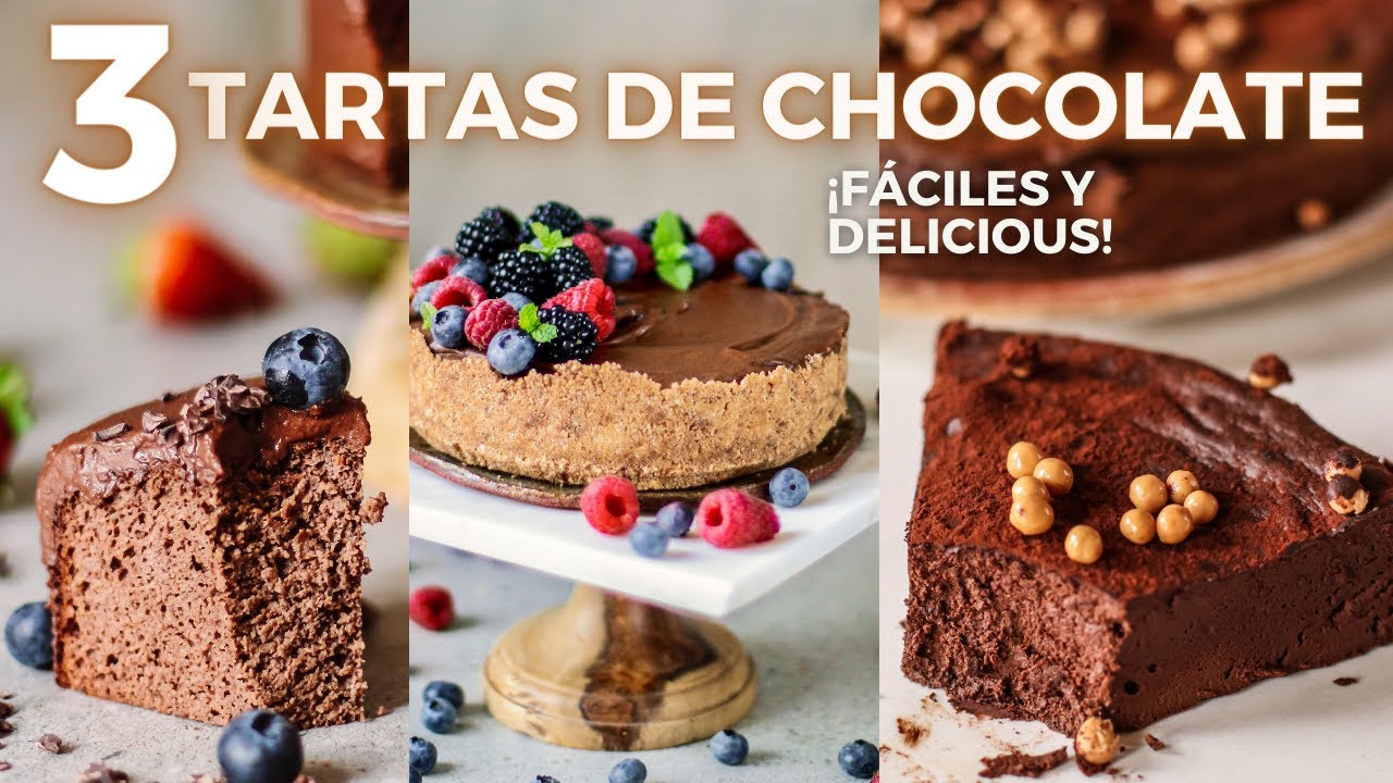 LAS TRES MEJORES TARTAS DE CHOCOLATE DE LA HISTORIA | Delicious Martha