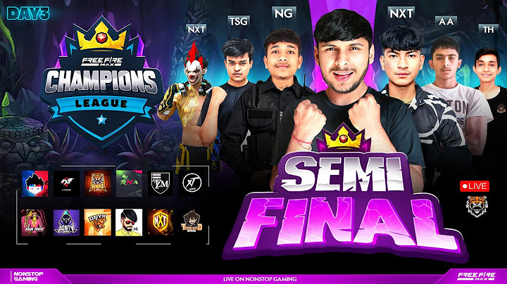 CHAMPIONS LEAGUE SEMI FINAL D-3 🏆 || TSG vs NXT vs NG PROS vs ZM vs UG vs XT 🔥🥵 #nonstopgaming