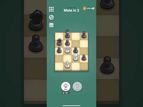 Pocket Chess Level 441 #chess #endgames #pocketchess #matein2 #chessforever