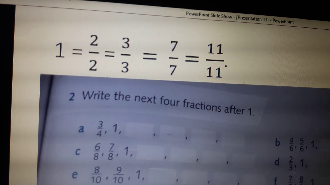Represent fractions on the number line - YouTube