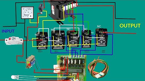 Automatic voltage stabilizer Full connection | 5 Relay(90v to 440v) Automatic voltage stabilizer