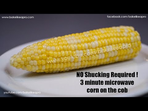 Easy Microwave Corn On The Cob Recipe - NO SHUCKING NEEDED ! hqdefault