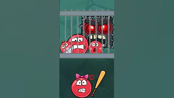 ZOO Red Ball 4 Shorts Animation Красный шарик попал в зоопарк с семьей 