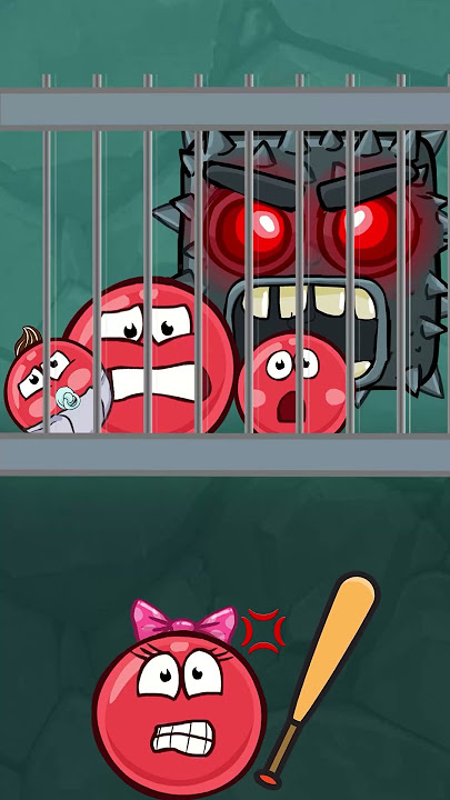 ZOO - Red Ball 4 #shorts #animation  Красный шарик попал в зоопарк с семьей