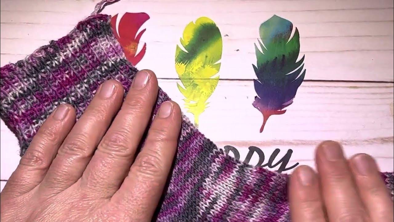 KNITTING // How to create a very stretchy bind off on the toe up sock