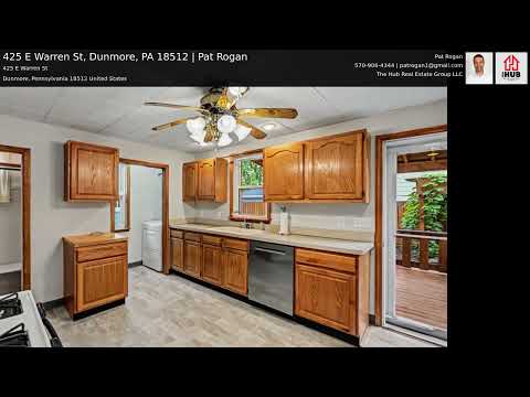 425 E Warren St, Dunmore, PA home video tour