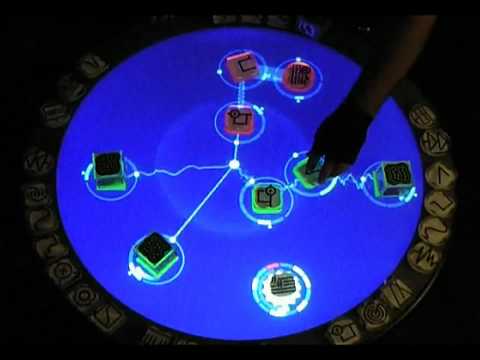 ReacTable en vivo inspirado en los sintetizadores modulares analógicos. NO MAS AJEDREZ
