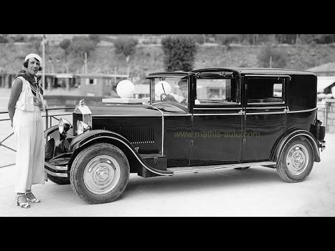 DIAPORAMA - Les voitures Mathis de 1912 à 1935