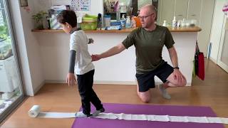 PE at Home Challenge - The Toilet Paper Line screenshot 5