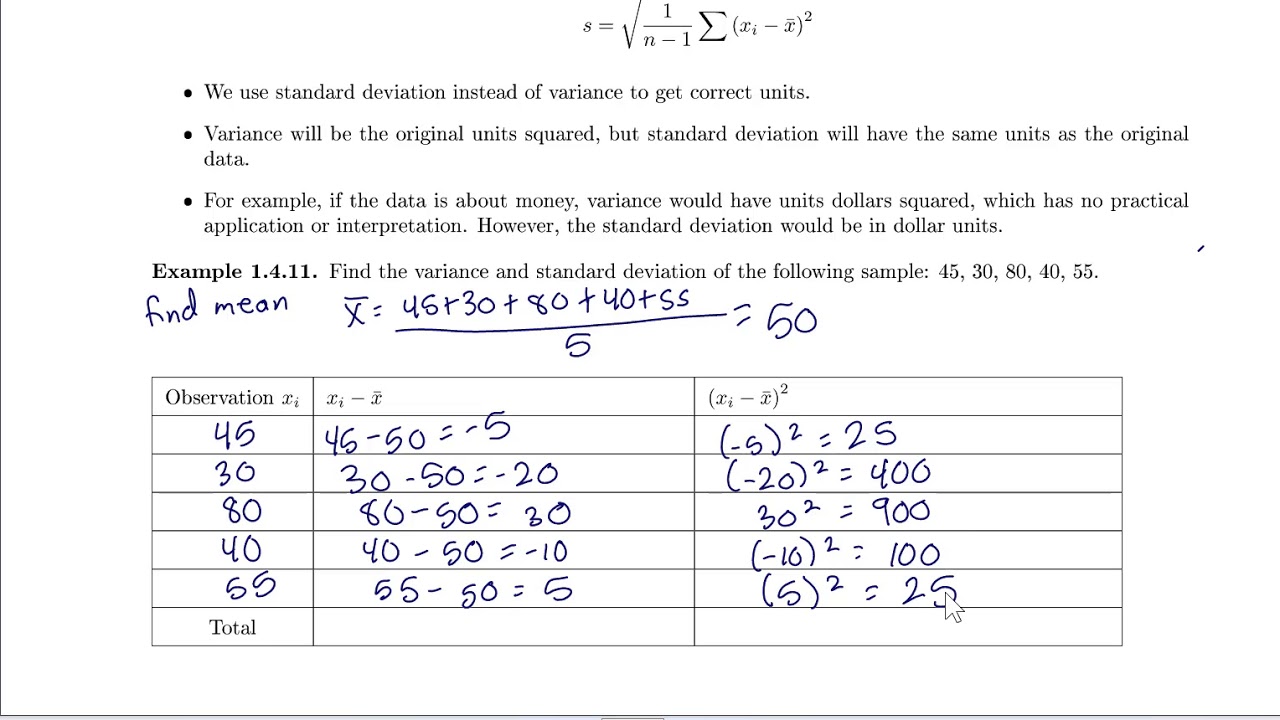 Standard Deviation - YouTube