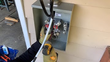 Electrical 200A Meter Termination