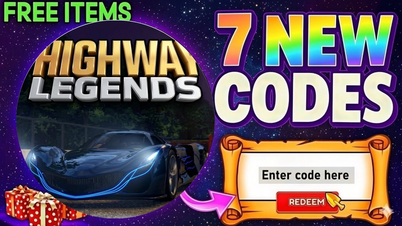 SECRET UPDATE NOW!* | Highway Legends CODES 2026 (ROBLOX HIGHWAY