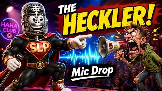 Mic Drop vs. The Heckler 😂 | Funny Superhero Cartoon | Seriously Lighthearted Podcast