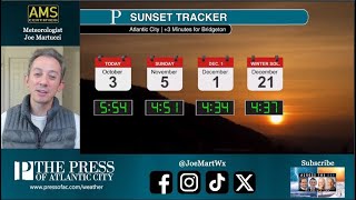 Daylight savings time will end Sunday Joe Martucci has the look at our new sunset and sunrise times
