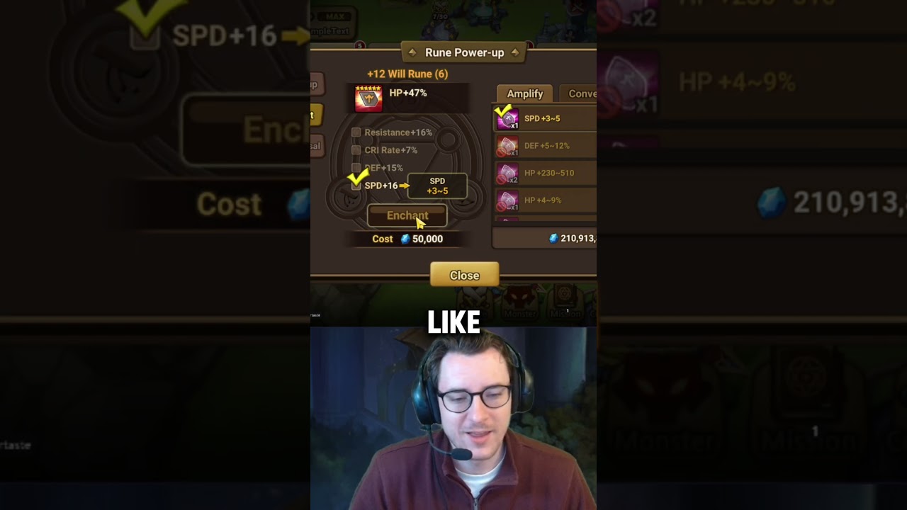 WHAT TO PICK?! Will vs Despair Crafting MONTHLY Ellunia Ancient Legend Rune! - Summoners War