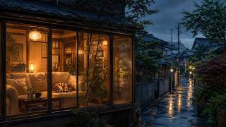 White Noise Rain ASMR | Cozy Study Night | 3 Hours