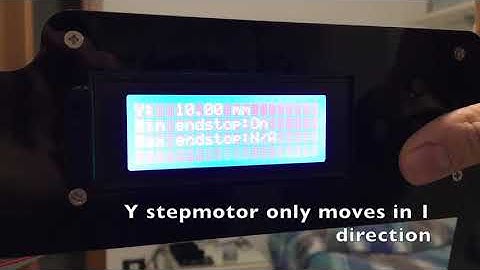 Anet A8 y axis min. endstop fault