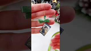 Make Mini Books as Christmas Tree Ornaments 🎄📚 #diy  #christmas #miniatures #Shorts