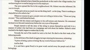 The Piece of String, lesson #5.part 2