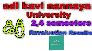 Aknu Degree two,four semesters Revaluation results 2021|AKNU latest|