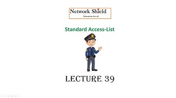 Lecture 39: 200-301 CCNA |  STANDARD ACCESS CONTROL LIST | ACL