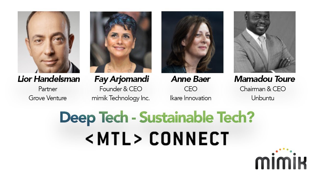 Deep Tech - Sustainable Tech? | MTL Connect 2020