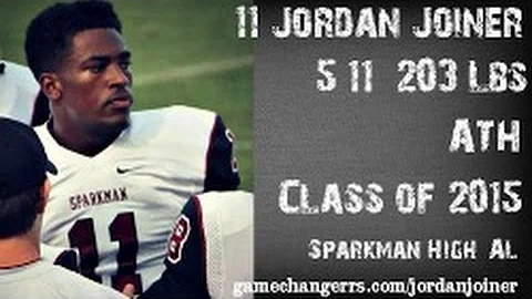 #11 Jordan Joiner / ATH / Sparkman High (AL) Class...