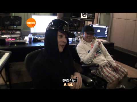 G-Dragon Working/Hanging Out With Teddy & YG [HD] [ENG]