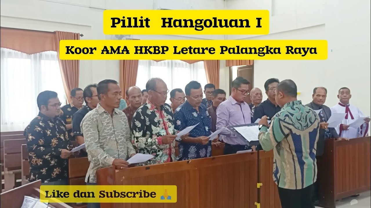 Pillit Hangoluan I - Koor AMA HKBP Letare Palangka Raya