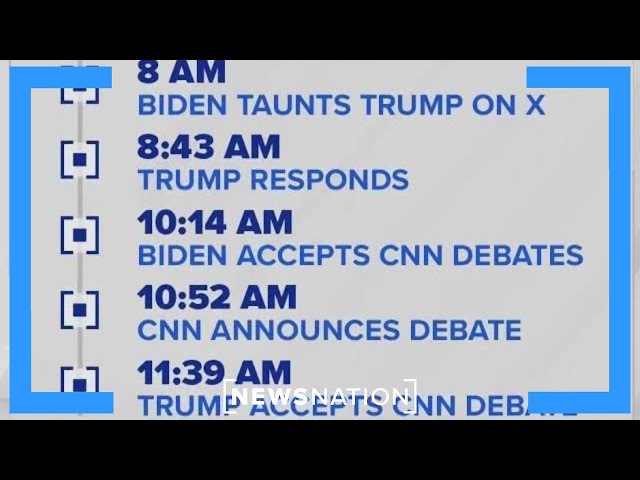 Biden, Trump agree on debates, new format | On Balance class=