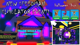 New Limited Time Halloween Event In Speed Man Simulator Op Pets Codes & More Roblox